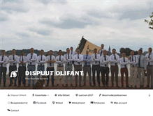 Tablet Screenshot of dispuutolifant.nl